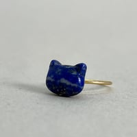 Lapis Lazuli Cat Ring