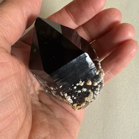 虹入りスモーキーモリオン ポイント 837g 虹入りスモーキーモリオン ポイント 837g 虹入り水晶 | 虹石屋