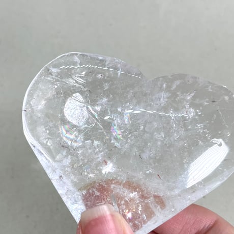レムリアン水晶　ハート