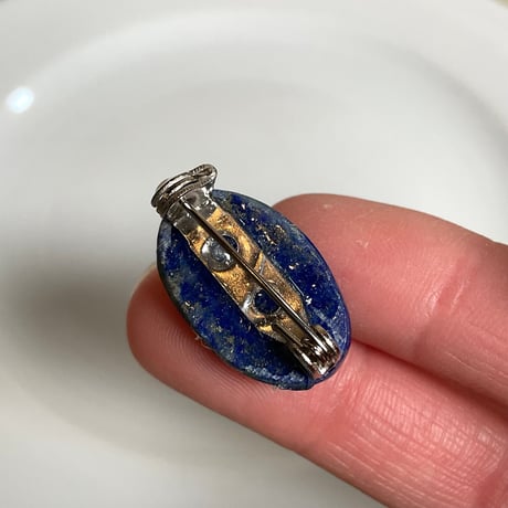 ラピスラズリのブローチ　✴︎サンプルセール品
