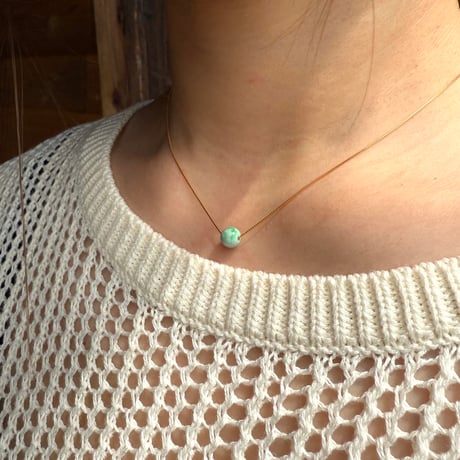 dewdrop jade necklace