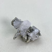 パイライト水晶共生クラスター