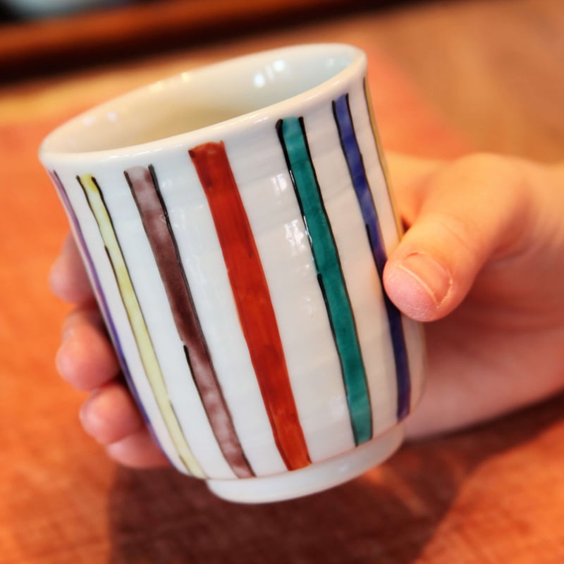 五彩麦わら湯呑 | 茶房 古九谷