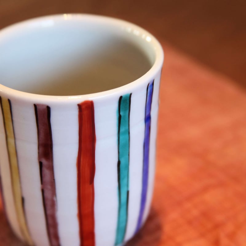 五彩麦わら湯呑 | 茶房 古九谷