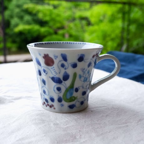 鳥唐草マグcup