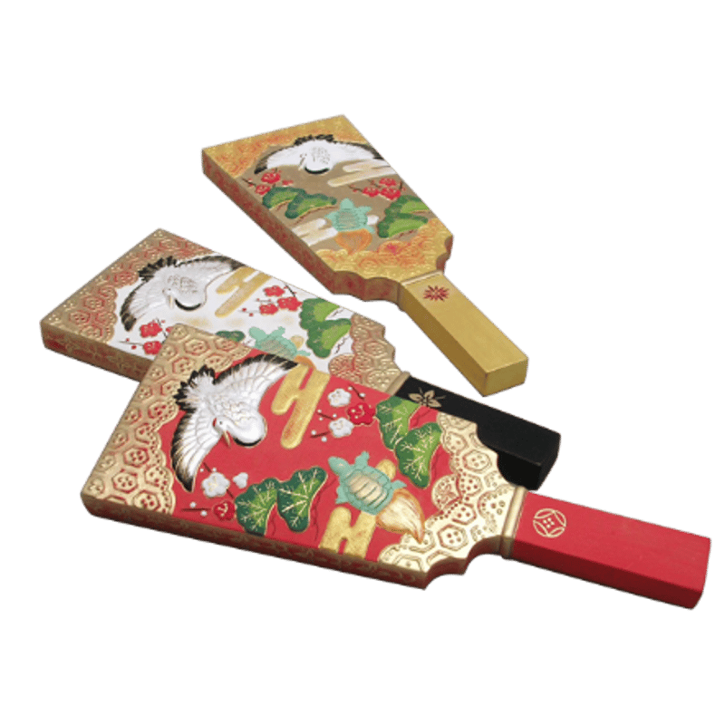 8620須はら錦彩羽子板（白） | 優しい食卓OnlineShop