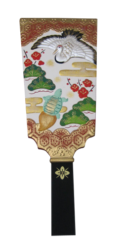 8620須はら錦彩羽子板（白） | 優しい食卓OnlineShop