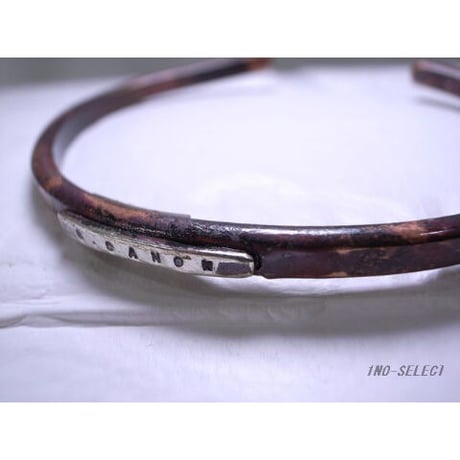 銅とシルバーのバングル　　　　　　　　　Copper／GC-BCO-001