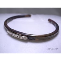 銅とシルバーのバングル　　　　　　　　　Copper／GC-BCO-002