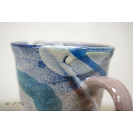 藁灰釉のマグ（大きめ）