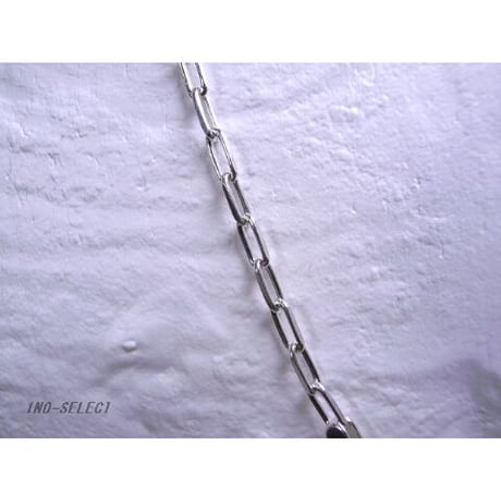 シルバー　面取りアヅキ・チェーン／45cm（単品購入不可）