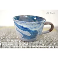 コバルトと藁灰のマグカップ M（Bタイプ）１