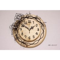 WIRE CRAFT／リースの時計（受注制作／ご注文後　約２週間）
