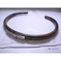 銅とシルバーのバングル　　　　　　　　　Copper／GC-BCO-001