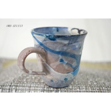 藁灰釉のマグ（大きめ）