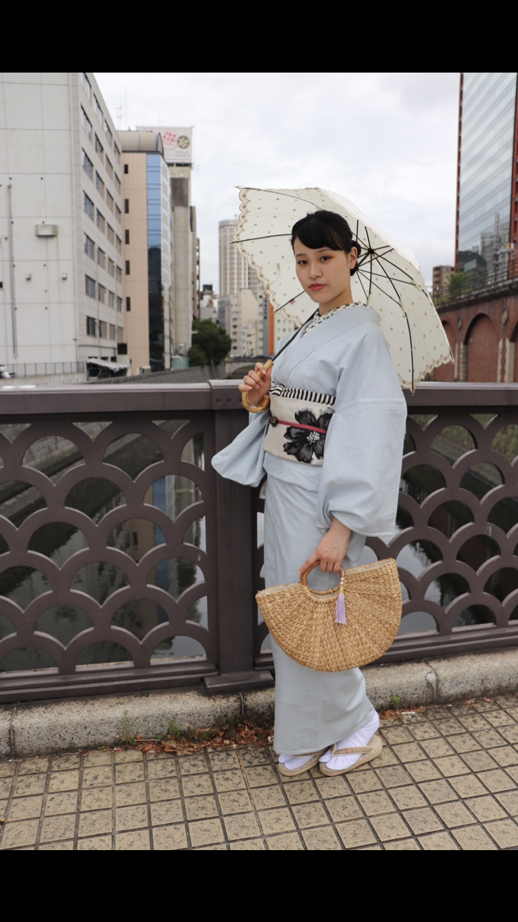 モノクロ花柄の名古屋帯(撮影使用の為30%オフ) | 六花 Born jelly モノクロ花柄の名古屋帯(撮影使用の為30%オフ) | 六花 Born jelly
