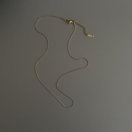 SUS スネークチェーンネックレス 45cm + 5cm × 0.9mm サージカルステンレス p-2119206