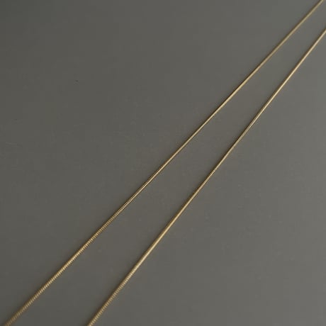SUS スネークチェーンネックレス 45cm + 5cm × 0.9mm サージカルステンレス p-2119206