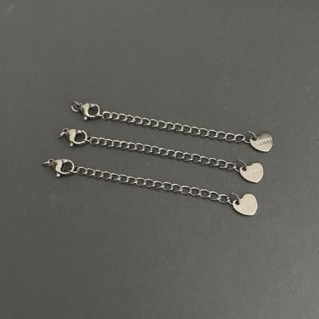 [ 3本セット ] アジャスター ハート 5cm サージカルステンレス 調節 延長 p-2119112