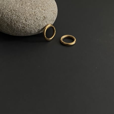 [ 4pcs ] S 12mm サークル リング [ ゴールド / シルバー ] シームレス サージカルステンレス チャーム メタル リングパーツ p-2119256