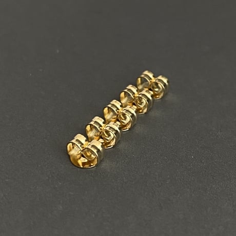 [ 20個 ] 316L ピアス キャッチ 5mm サージカルステンレス パーツ p-2119132