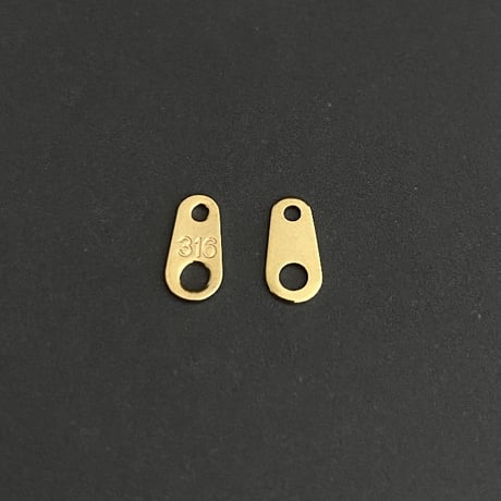 [ 10個セット ] 316L ダルマカン プレート 8mm サージカルステンレス p-2119131