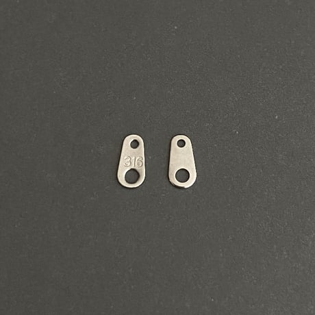[ 10個セット ] 316L ダルマカン プレート 8mm サージカルステンレス p-2119131