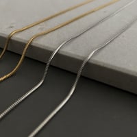 SUS スネークチェーン ネックレス 60cm × 1.5mm サージカルステンレス p-2119202