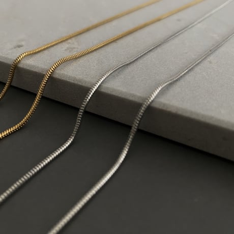 SUS スネークチェーン ネックレス 60cm × 1.5mm サージカルステンレス p-2119202