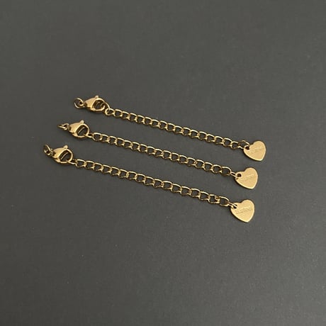 [ 3本セット ] アジャスター ハート 5cm サージカルステンレス 調節 延長 p-2119112