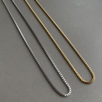 SUS ベネチアンチェーン 40cm ネックレス サージカルステンレス アジャスター p-2119207