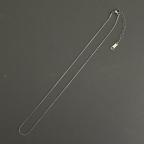 SUS スネークチェーンネックレス 45cm + 5cm × 0.9mm サージカルステンレス p-2119206
