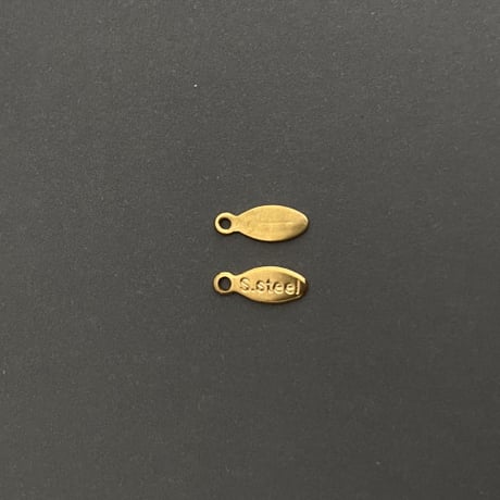 [ 10個セット ] フィッシュ タグ プレート 10mm サージカルステンレス p-2119106