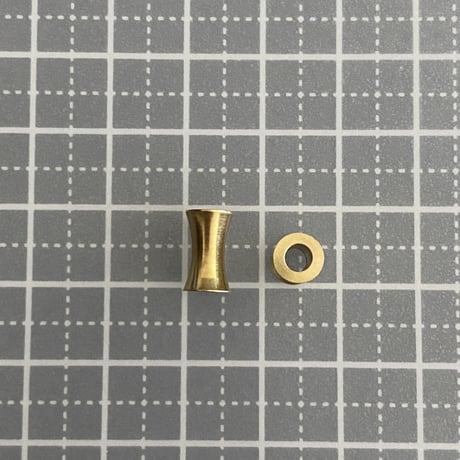 [ 4pcs ] 真鍮 デザインパーツ 10mm チューブ スペーサー ジョイント ブラス チャーム メタル パーツ tp-10084