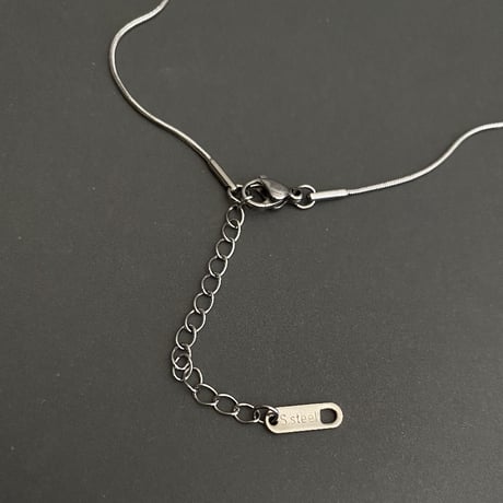SUS スネークチェーンネックレス 45cm + 5cm × 0.9mm サージカルステンレス p-2119206
