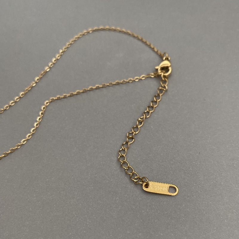 SUS あずきチェーン 40cm +5cm サージカルステンレス ネックレス