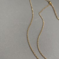 SUS あずきチェーン 40cm +5cm サージカルステンレス ネックレス アジャスター p-2119205