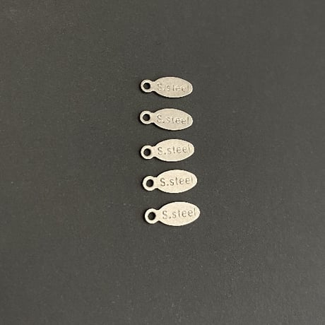 [ 10個セット ] フィッシュ タグ プレート 10mm サージカルステンレス p-2119106