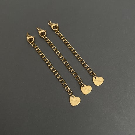 [ 3本セット ] アジャスター ハート 5cm サージカルステンレス 調節 延長 p-2119112