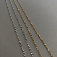 [3本セット] SUS アズキチェーン 50cm サージカルステンレス あずき ネックレス p-2119215