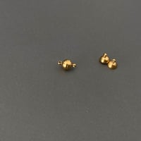 [ 1set ] マグネット ミニ クラスプ 6mm [ ゴールド / シルバー ] ボール 丸 サージカルステンレス パーツ 磁石 留め具 球 小さめ p-2119293