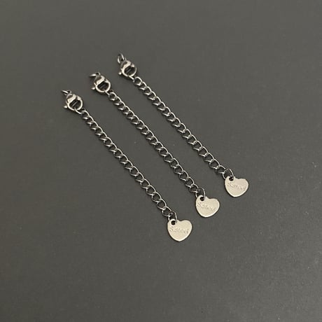 [ 3本セット ] アジャスター ハート 5cm サージカルステンレス 調節 延長 p-2119112
