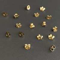 [ 20個 ] 316L ピアス キャッチ 5mm サージカルステンレス パーツ p-2119132