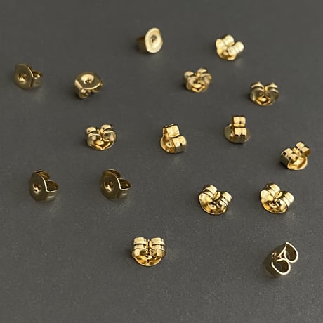 [ 20個 ] 316L ピアス キャッチ 5mm サージカルステンレス パーツ p-2119132