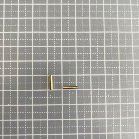 [ 10pcs ] 真鍮 デザインパーツ 10mm チューブ ビーズ 直パイプ 金古美 ブラス メタル パーツ tp-10085