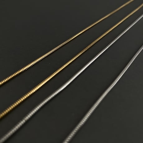 SUS スネークチェーン ネックレス 60cm × 1.5mm サージカルステンレス p-2119202