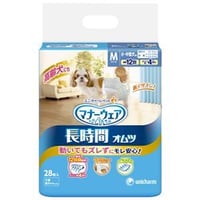 （まとめ買い・送料込）マナーウェア ペット用 長時間紙オムツ M 28枚 （ペット用品)【×8セット】