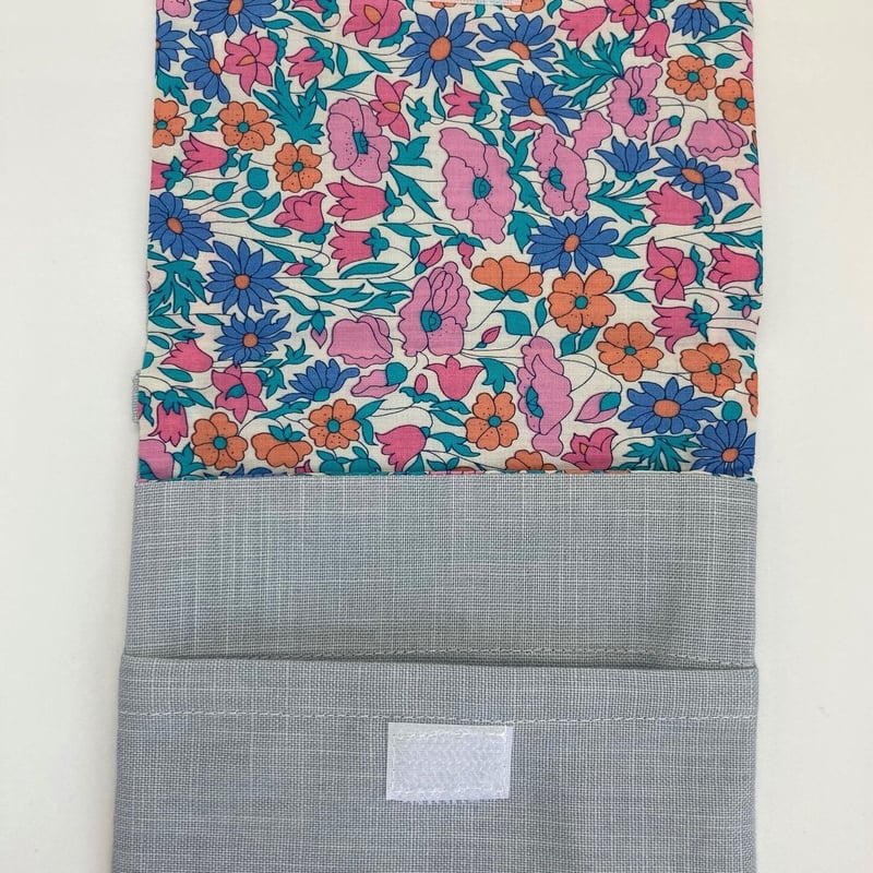 【超目玉枠】 移動ポケット リバティ LOULOU PETIT | さくらんぼ手刺繍付き♡ 手提げ・レッスンバッグ・入園グッズ