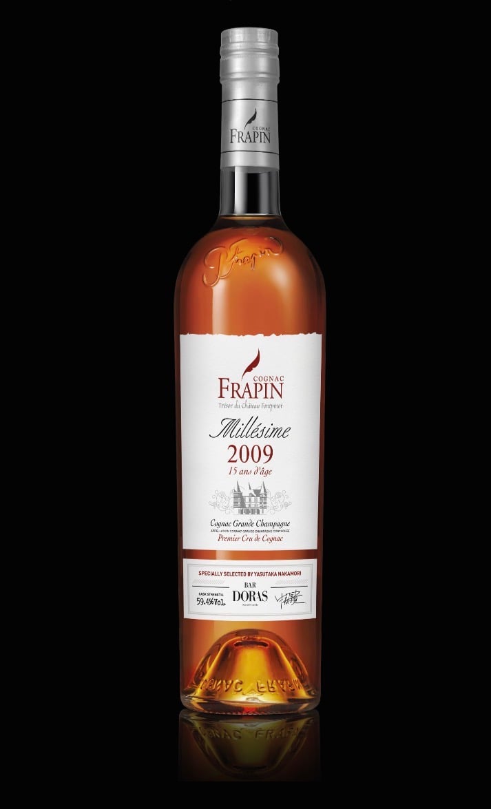 Cognac FRAPIN Millésime 2009 15 ans d'âge pour