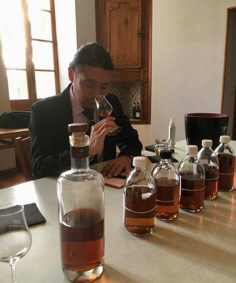 Cognac DROUET Lot ♯1986 pour BAR DORAS 144本限定 (700ml/58.6%vol)
